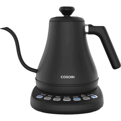 Електрическа кана Cosori - Gooseneck Kettle, 1200W, 0.8 l, черна (CO108-NK-EUR)