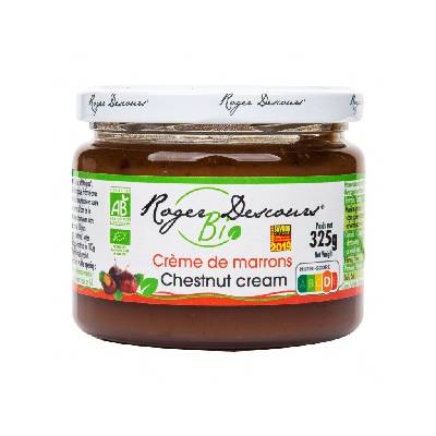 1 BIO kaštanové pyré s vanilkou 325 g Roger Descours