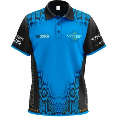 Red Dragon Košeľa Peter Wright Snakebite Double World Champion