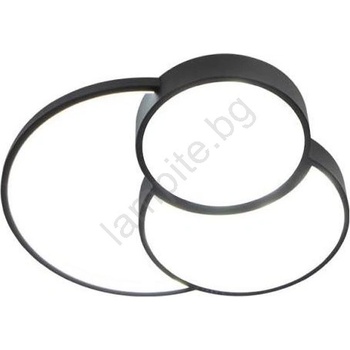 NEDES LED Димируем плафон LED/60W/230V 3000-6500K черен +remote управление (ND4128)