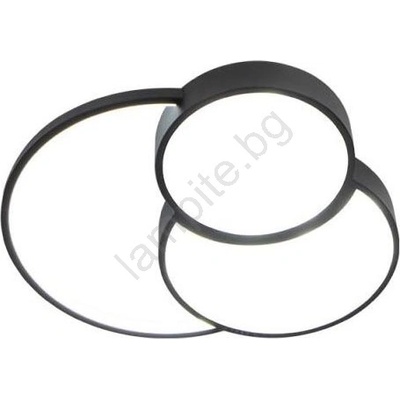 NEDES LED Димируем плафон LED/60W/230V 3000-6500K черен +remote управление (ND4128)