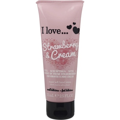 I Love Strawberries & Cream krém na ruce 75 ml
