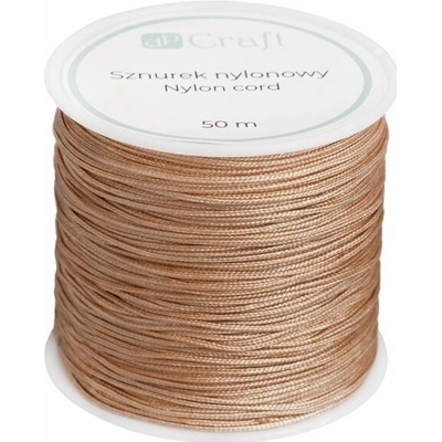 Dp Craft Nylonová šňůra 0,8 mm × 50 m - světle hnědá