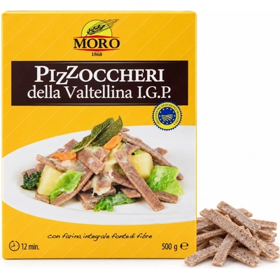 Moro pizzoccheri della valtellina igp sušené pohankové těstoviny 0,5 kg