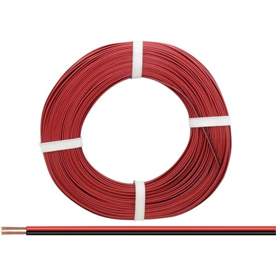 Donau Elektronik 218-50 2 x 0.14 mm² červená, černá 50 m
