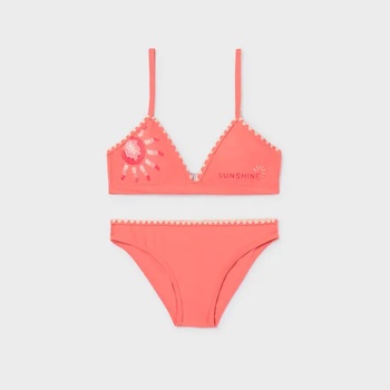 MAYORAL Бански 2 части триъгълник в оранжев цвят за момиче Mayoral