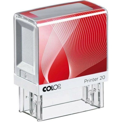 Colop Printer 20 kryt bílý polštářek černý