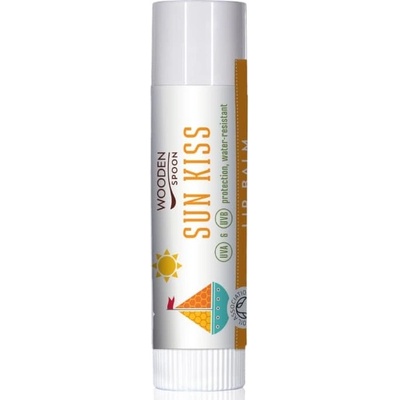 Wooden Spoon Био балсам за устни Sun Kiss, 4.3 ml