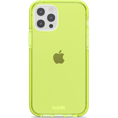 Holdit Гръб Holdit Seethru Case за iPhone 12/12 Pro - Acid Green