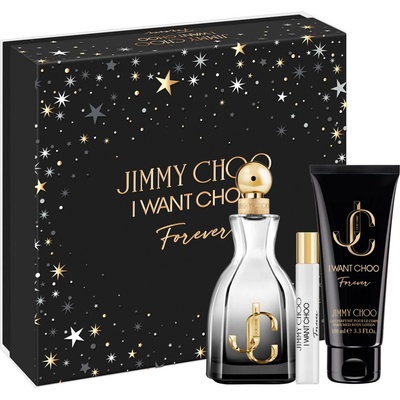 Jimmy Choo I Want Choo Forever Подаръчен комплект, Парфюмна вода 100 ml + лосион за тяло 100ml + Парфюмна вода 7.5ml , Жени