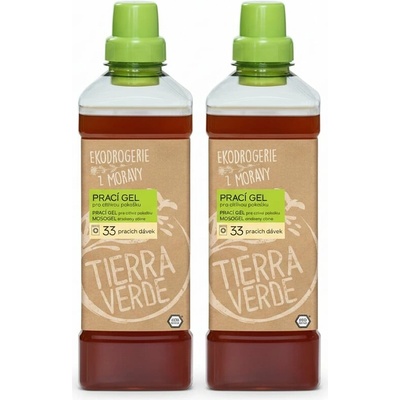 TIERRA VERDE Duopack Prací gel citlivá pokožka 2 x 1 l