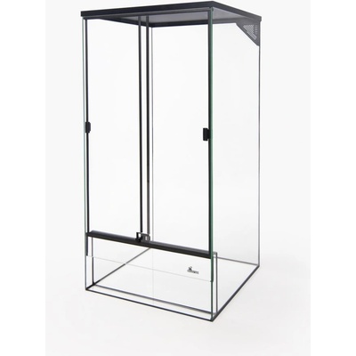 Diversa Terarium skleněné s černou síťkou 60 x 60 x 120 cm