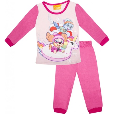 Dievčenské pyžamo Paw Patrol 674 ružová