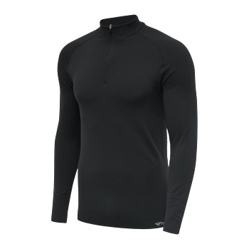 Hummel Суитшърт Hummel hmlstroke Seamless HalfZip Sweatshirt 211843-2001 Размер M