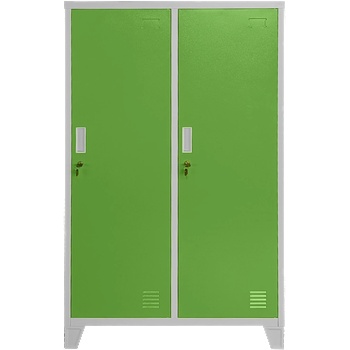 МЕТАЛЕН ШКАФ cr-1604-2 jz - СИВ/ЗЕЛЕН