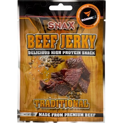 Snakit Sušené maso Snax Beef Jerky BBQ BBQ 25 g