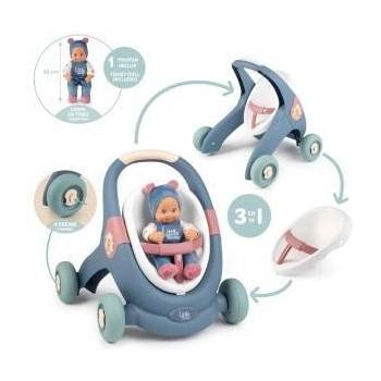 Mattel 3 in 1 walker with Little Smoby doll