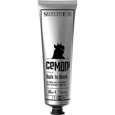 Selective Professional Черен гел за коса Selective Cemani Black to Black 150ml