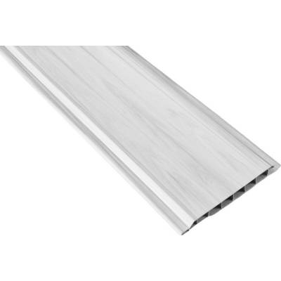 Plastová palubka PVC š. 10 cm odstín šedá melír, délka 6mb