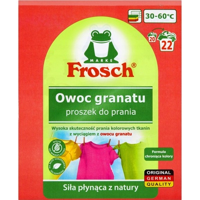 Frosch prací prášek na barevné prádlo Granátové jablko 22 PD 1,45 kg