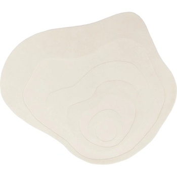 Asiatic Carpets Бял вълнен килим 150x150 cm Olsen - Asiatic Carpets (OLSE1501500005)