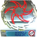 XLC BR-X02 6 děr 160 mm červená