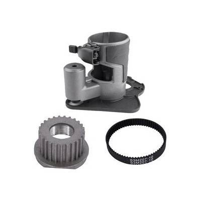 Odsazená základna + řemenice + ozubené kolo pro multifunkční frézku XTLINE XT106400