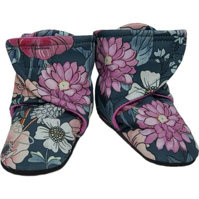 Esito capáčky barefoot Softshell Garden bloom šedé
