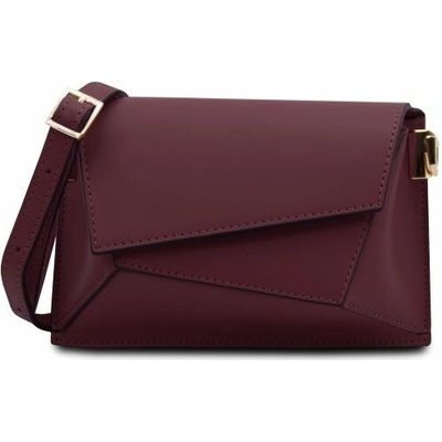 Tuscany Leather kožená crossbody kabelka TL Bag Bordová