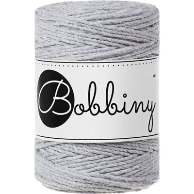 Bobbiny 3PLY Macramé Rope 1, 5 mm 100 m Light Grey юта (TD-E012)
