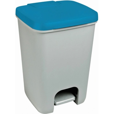 CURVER ESSENTIALS 20 l Odpadkový koš šedý/modrý 00759-576