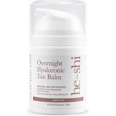 HE-SHI Overnight Hyaluronic Tan Samoopaľovací nočný balzam 50 ml