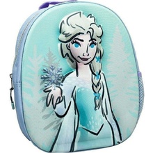 GIM S.A. 3D dětský batoh FROZEN ELSA 1 kapsa tyrkys 34 cm