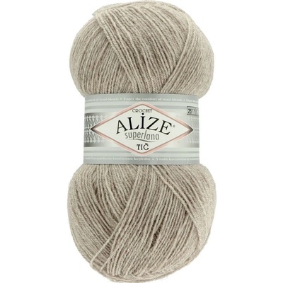 Alize Superlana Tig 207 sivo hnedá