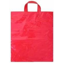 Taška polyetylénová s uchom červená [1 ks]