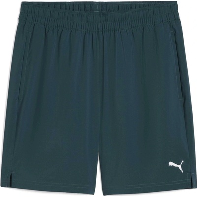 Puma TAD ESSENTIALS 7 WOVEN SHORT tmavě zelená