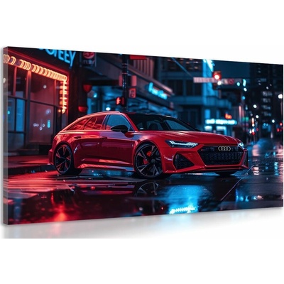 Obraz červené Audi - RS6 Legacy Edition