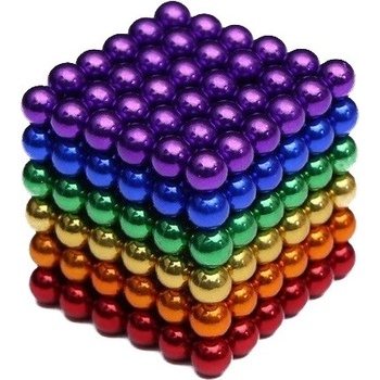 NeoCube 6 barev magnetické kuličky 5 mm 216 ks
