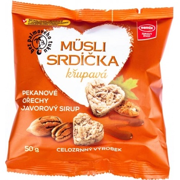 Semix Müsli srdiečka chrumkavé pekanové ořechy/javorový sirup 50 g