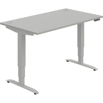 OFFICE PRO s.r.o. HOBIS výškovo nastaviteľný stôl 140 cm, pamäť.ovlád. - MOTION MS 3M 1400, sivá