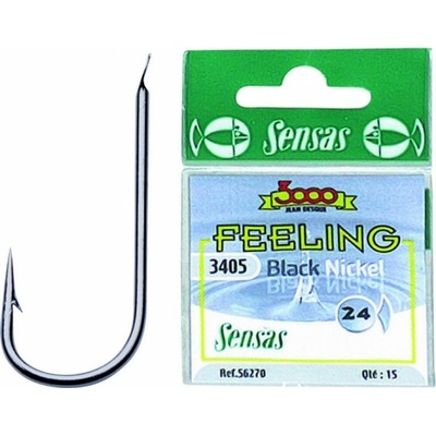 Sensas Feeling 3405 Black veľ.19 15 ks