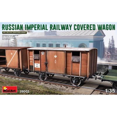 MiniArt Russian Imperial Railway Covered Wagon 1:35