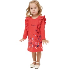 Winkiki dievčenské šaty WKG 92553 červená