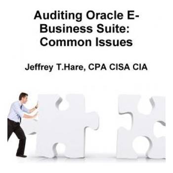 Auditing Oracle E-Business Suite: Common Issues | Hare, CPA CISA CIA, CEO Jeffrey T