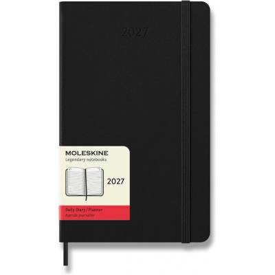 Moleskine A5 denní 2027 černý