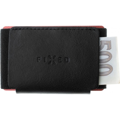 Fixed Tiny Wallet kožená peněženka z pravé hovězí kůže Torcello černá FIXW-STN2-BK