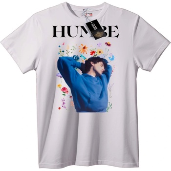 NOONEBRAND Тениска HUMBE цветя - S, Black