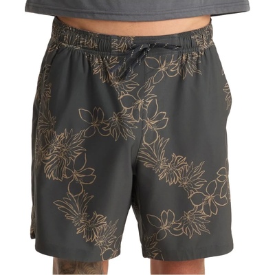 Roark Мъжки шорти за бягане Roark Serrano 7 Running shorts - Onyx Floral - размер XL (012-3947-0914)