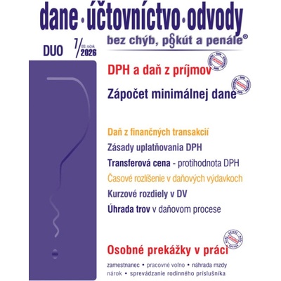 DUO č. 7 / 2026 - DPH v zákone o dani z príjmov