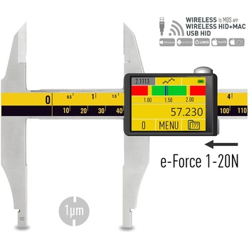 Microtech Дигитален шублер Microtech MICRON DataMet eForce - 600 мм, 0, 001 мм (141088621A)